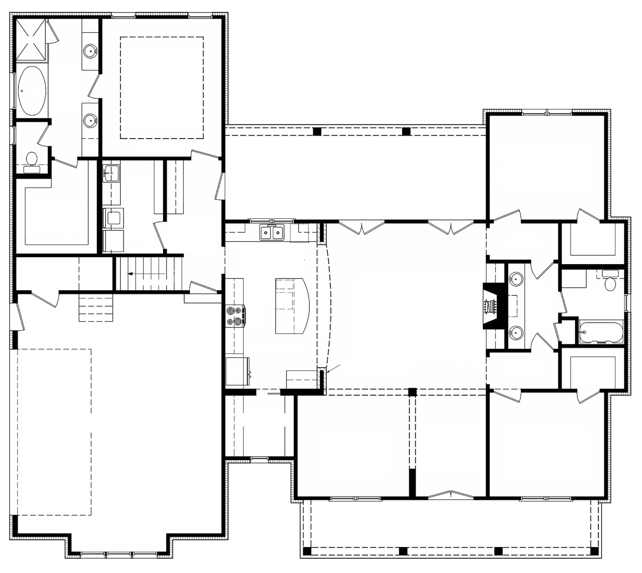Home plan: Country curb appeal with a modern layout
