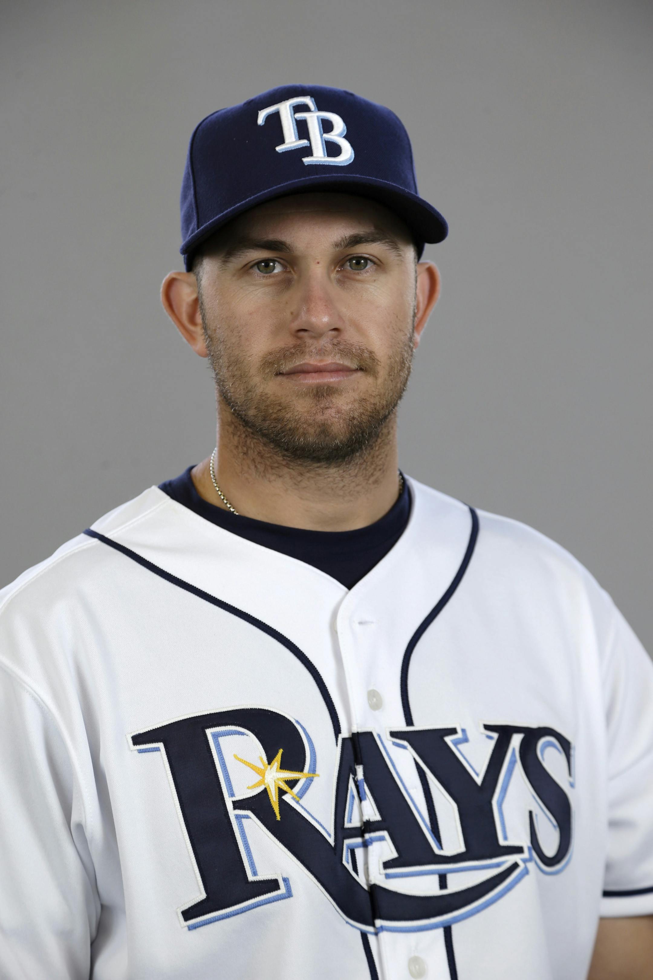This is a 2014 photo of third baseman Evan Longoria of the Tampa Bay Rays baseball team. This image reflects the Rays active roster as of Wednesday, Feb. 26, 2014 when this image was taken. (AP Photo/Steven Senne) ORG XMIT: FLSR1