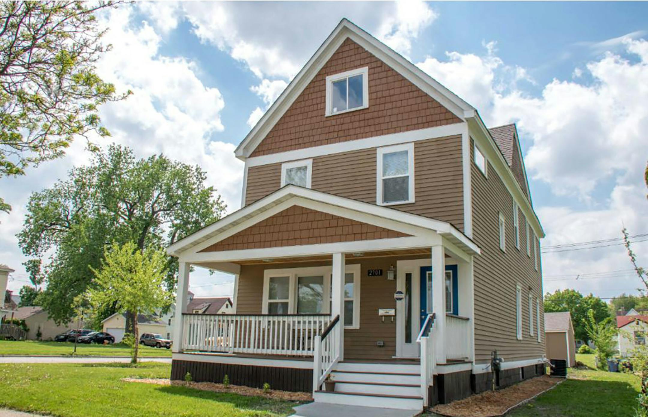 Minneapolis
Built in 1900 , this five-bedroom, three-bath house located in the Jordan neighborhood has 2,266 square feet and features an eat-in kitchen with granite countertops and stainless steel appliances, hardwood floors, full unfinished basement and two-car detached garage. Listed by David Brown, Greenway Homes Realty, 612-685-2053.