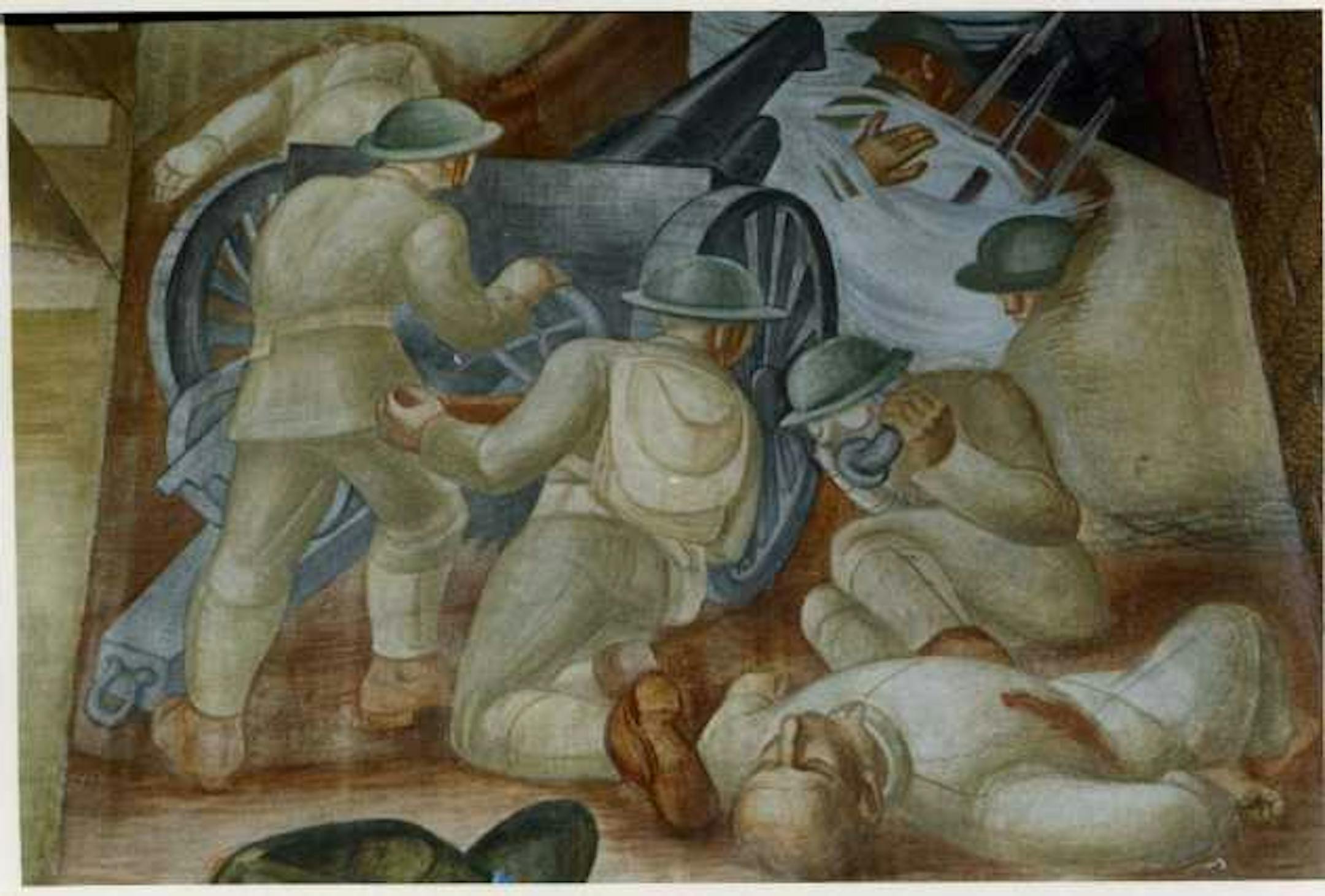 Detail of the mural above
