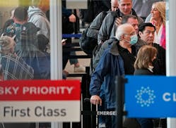 Masks were optional at Minneapolis-St. Paul International Airport on Tuesday after a federal judge struck down the Biden administration’s mask manda