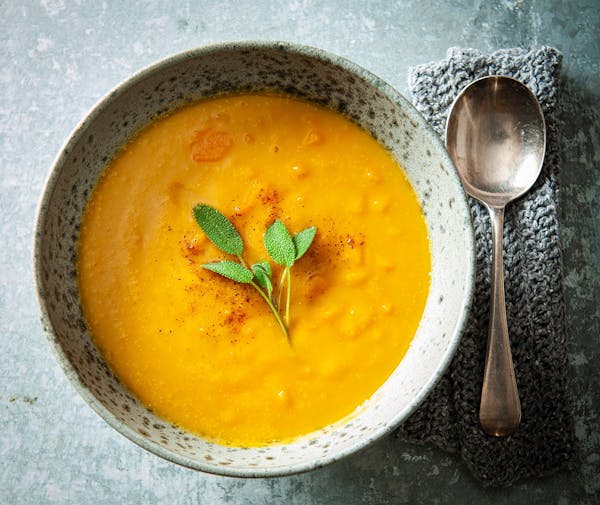 Squash-Pear Bisque. Photo by Mette Nielsen * Special to the Star Tribune