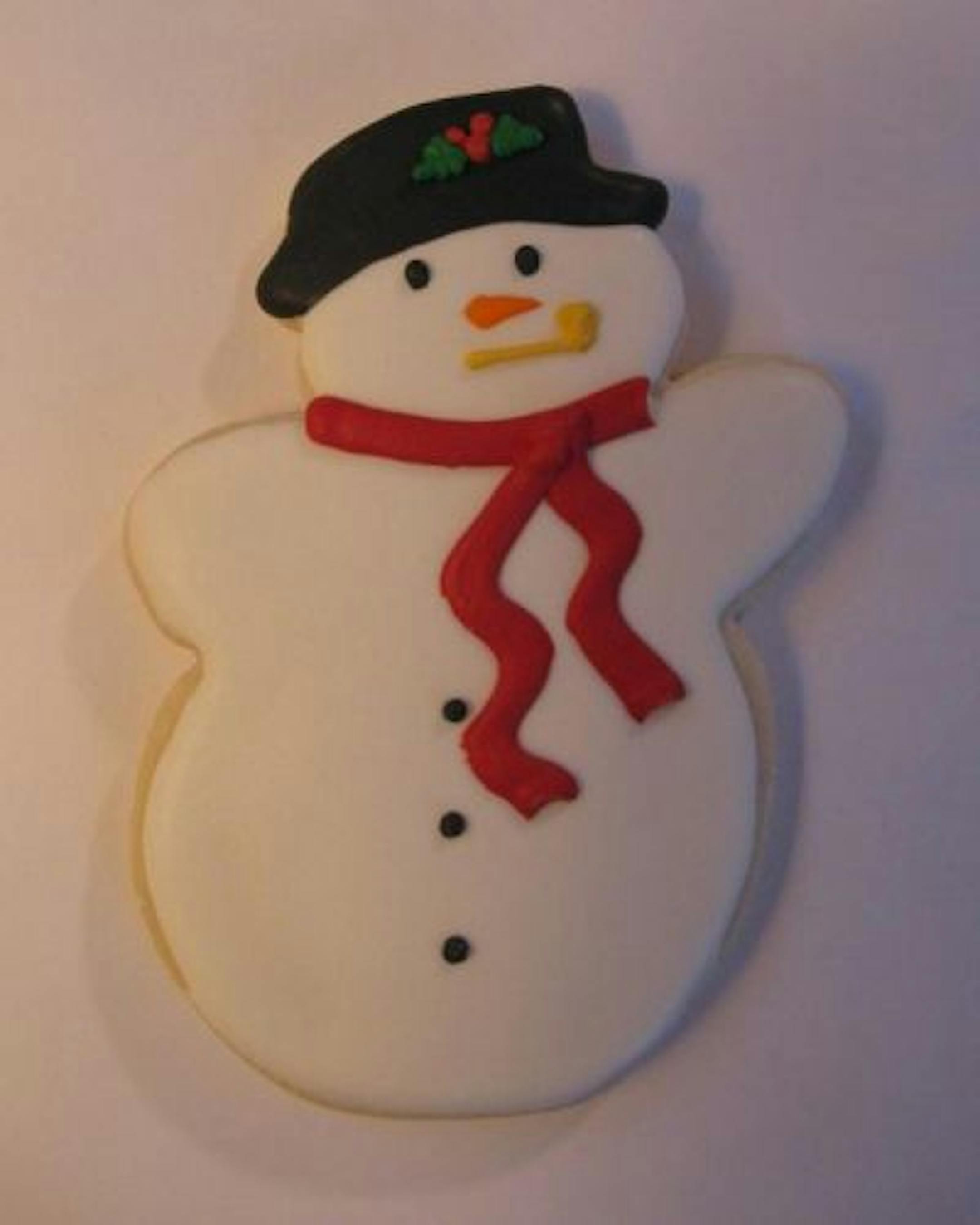Frosted sugar cookie from The Golden Fig