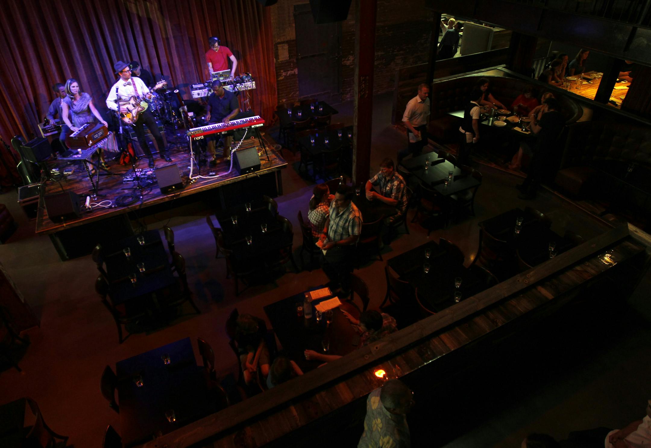 Liminal Phase performed at Icehouse in Minneapolis. ] CARLOS GONZALEZ cgonzalez@startribune.com - June 7, 2012 , Minneapolis, Minn , Icehouse , Minneapolis most anticipated new restaurant is Icehouse. Located in the old Nicollet Avenue ice factory, the restaurant is also a music venue, the first big-deal rock club to open on Eat Street.