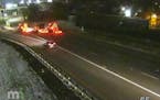A portion of Interstate 94 at Hwy. 280 was closed after a fatal crash on Sunday night.