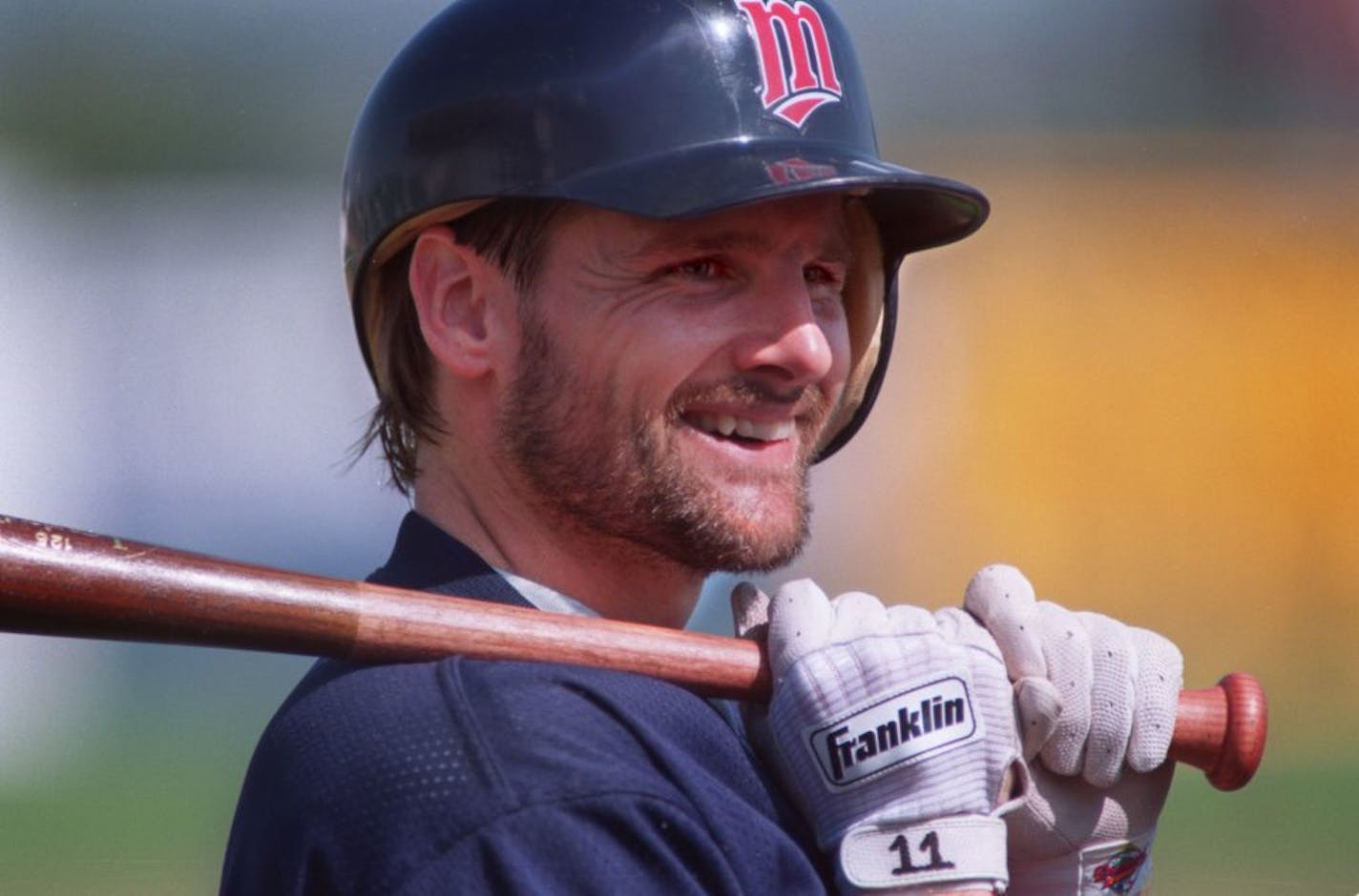 Chuck Knoblauch, Minnesota Twins at Spring Training.