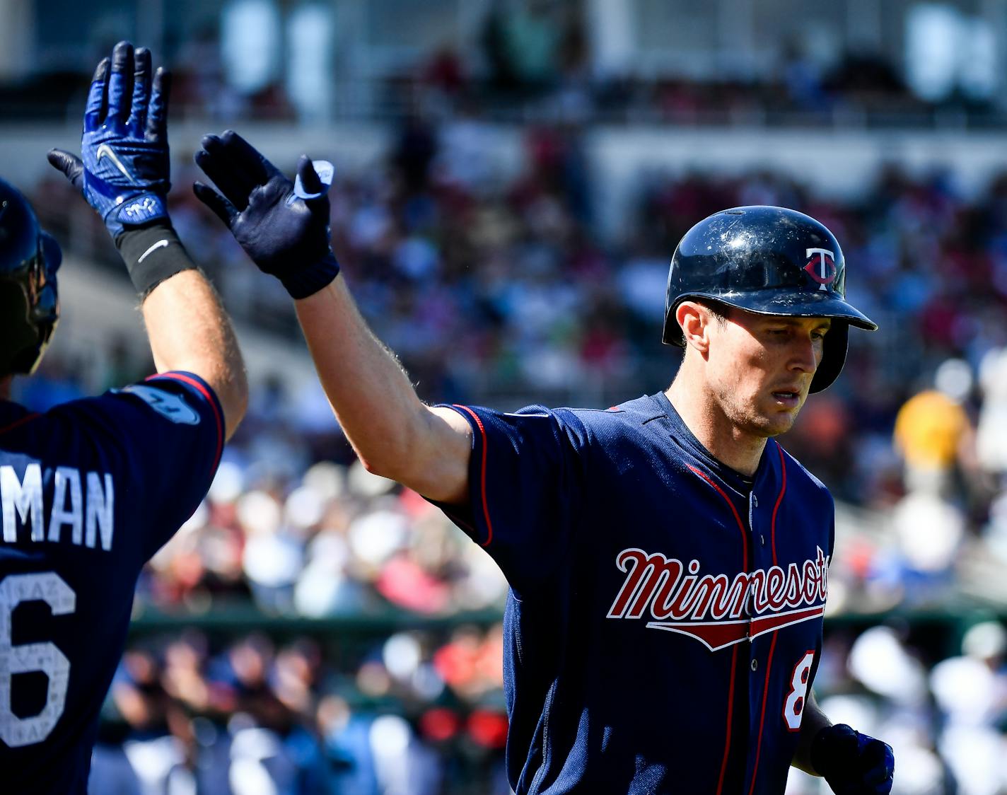 The Twins didn't announce a slew of roster moves Sunday, as was expected. They did release outfielder Drew Stubbs (pictured) and reassigned Drew Rucinski to the minor league camp. But that leaves the Twins with 41 players in camp, and 16 must go.