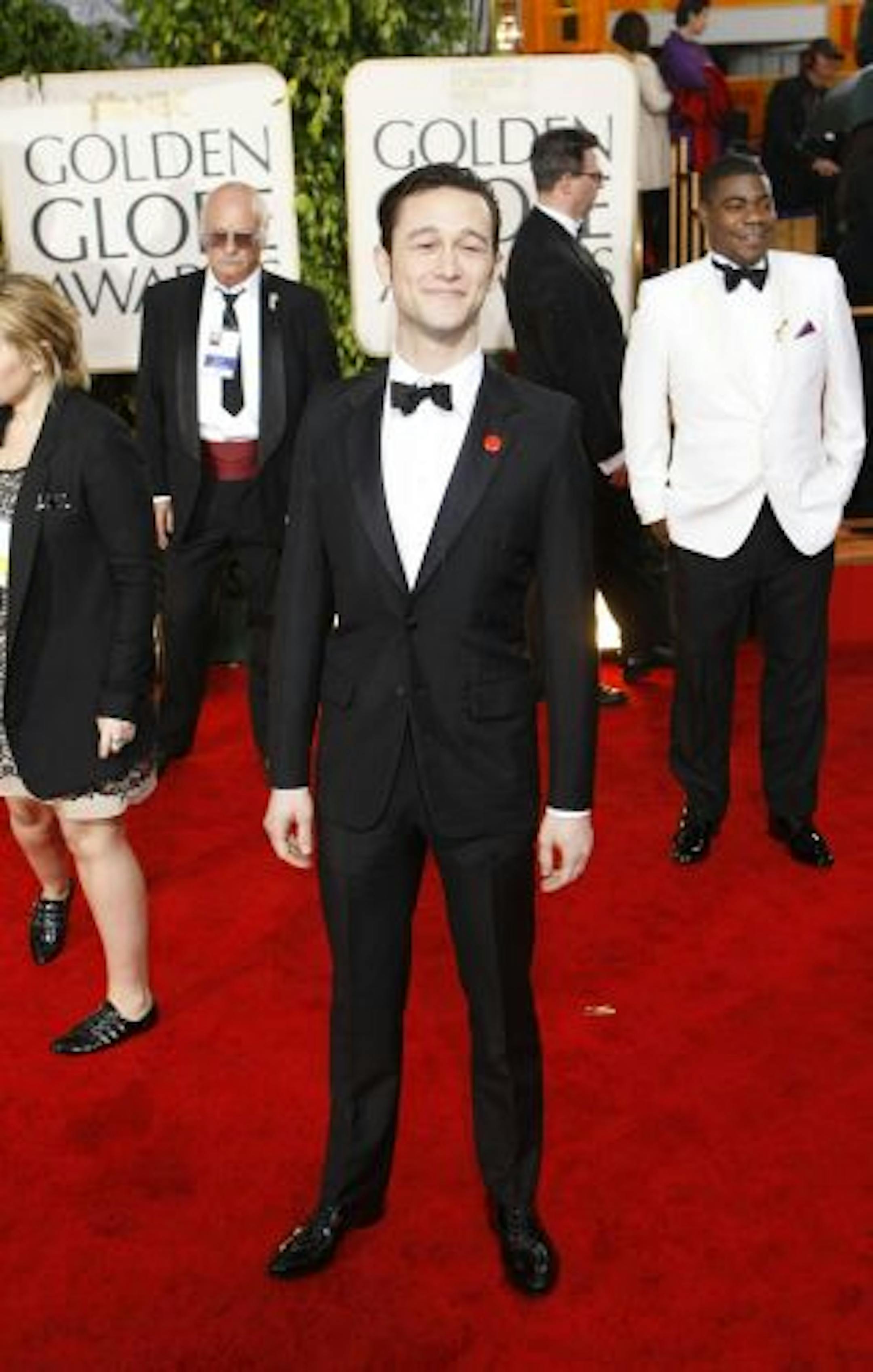 Joseph Gordon-Levitt attends the 67th Annual Golden Globe Awards show at The Beverly Hilton in Beverly Hills, California, Sunday, January 17, 2010.