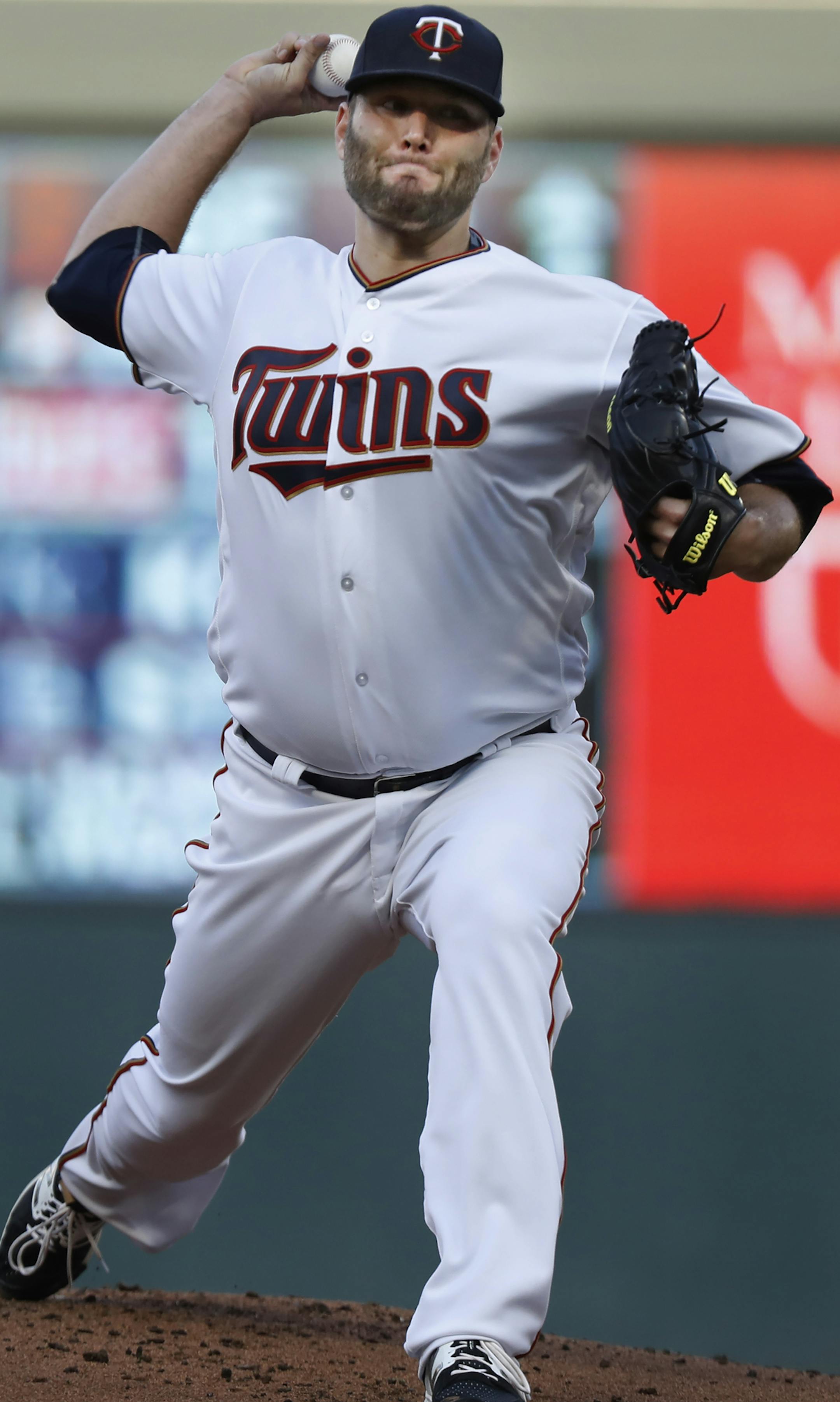 Lance Lynn(31) started for the Twins.]At the Twins game against the Tigers at Target Field on 5/22/18.Richard Tsong-Taatariiïrtsong-taatarii@startribune.com