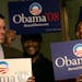 2008: Obama supporters rally in St. Paul.