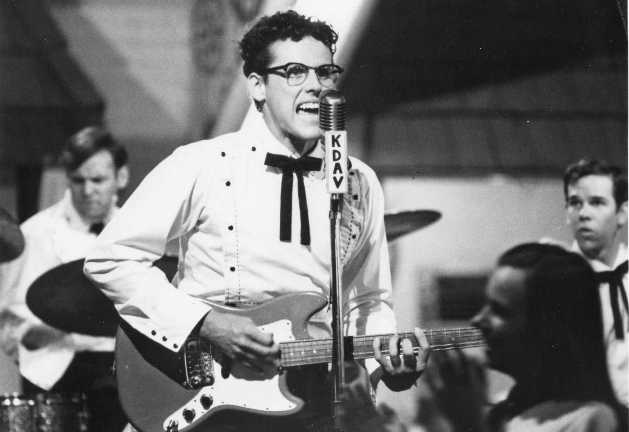 Gary Busey in "The Buddy Holly Story," 1978