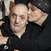 Sharon Gaiptman kisses her brother Lenny at his home in Philadelphia, Pa. (Jose F. Moreno/The Philadelphia Inquirer/TNS) ORG XMIT: 1540215