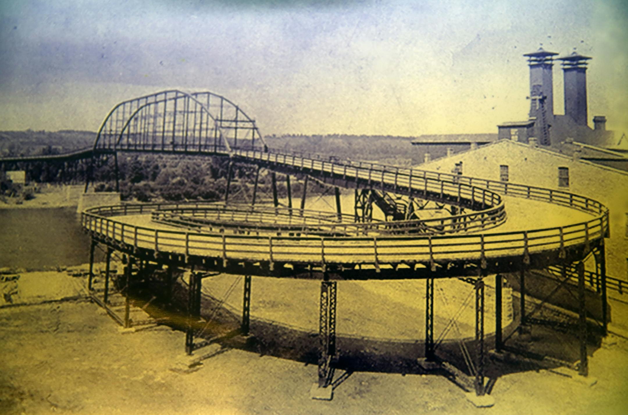 The original: Many residents speak fondly of the original Hastings crossing, the spiral bridge built in 1895, which preceded the current, powder-blue bridge. &#x201c;Our town was founded on the spiral bridge,&#x201d; said Barb Crist.