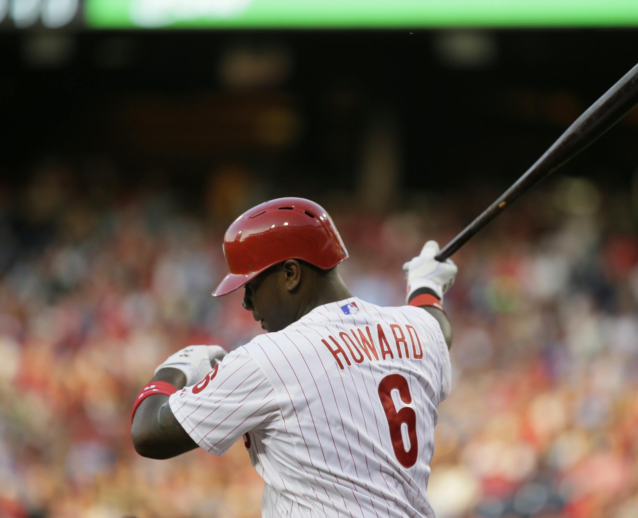 Phillies first baseman Ryan Howard