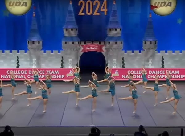 The University of Minnesota dance team performed at the Universal Dance Association College Nationals.