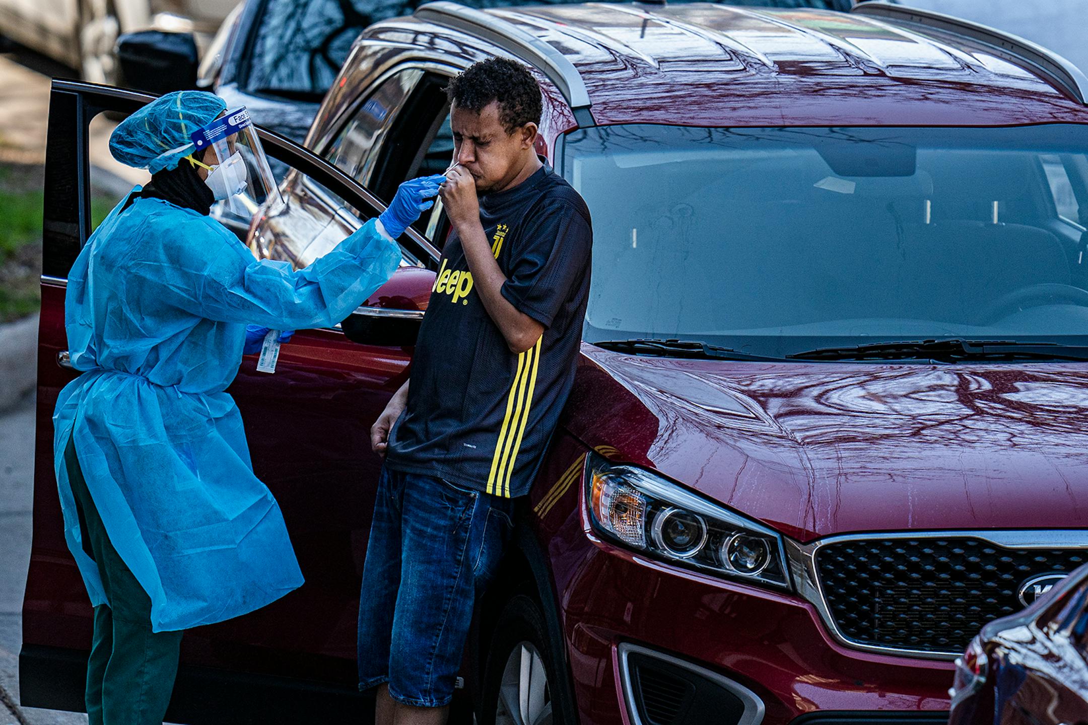 Drive-through testing was among the innovations launched over the two-year pandemic to help people quickly find out if they had COVID-19.