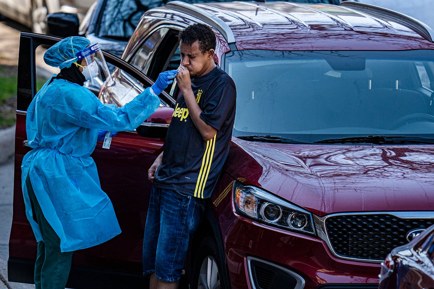 Drive-through testing was among the innovations launched over the two-year pandemic to help people quickly find out if they had COVID-19.