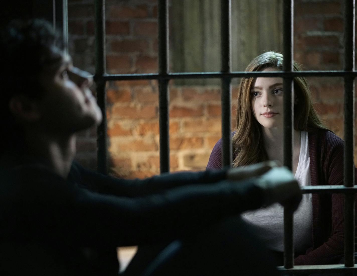 Aria Shahghasemi as Landon and Danielle Rose Russell as Hope in "Legacies." -- Photo: Jace Downs/ CW