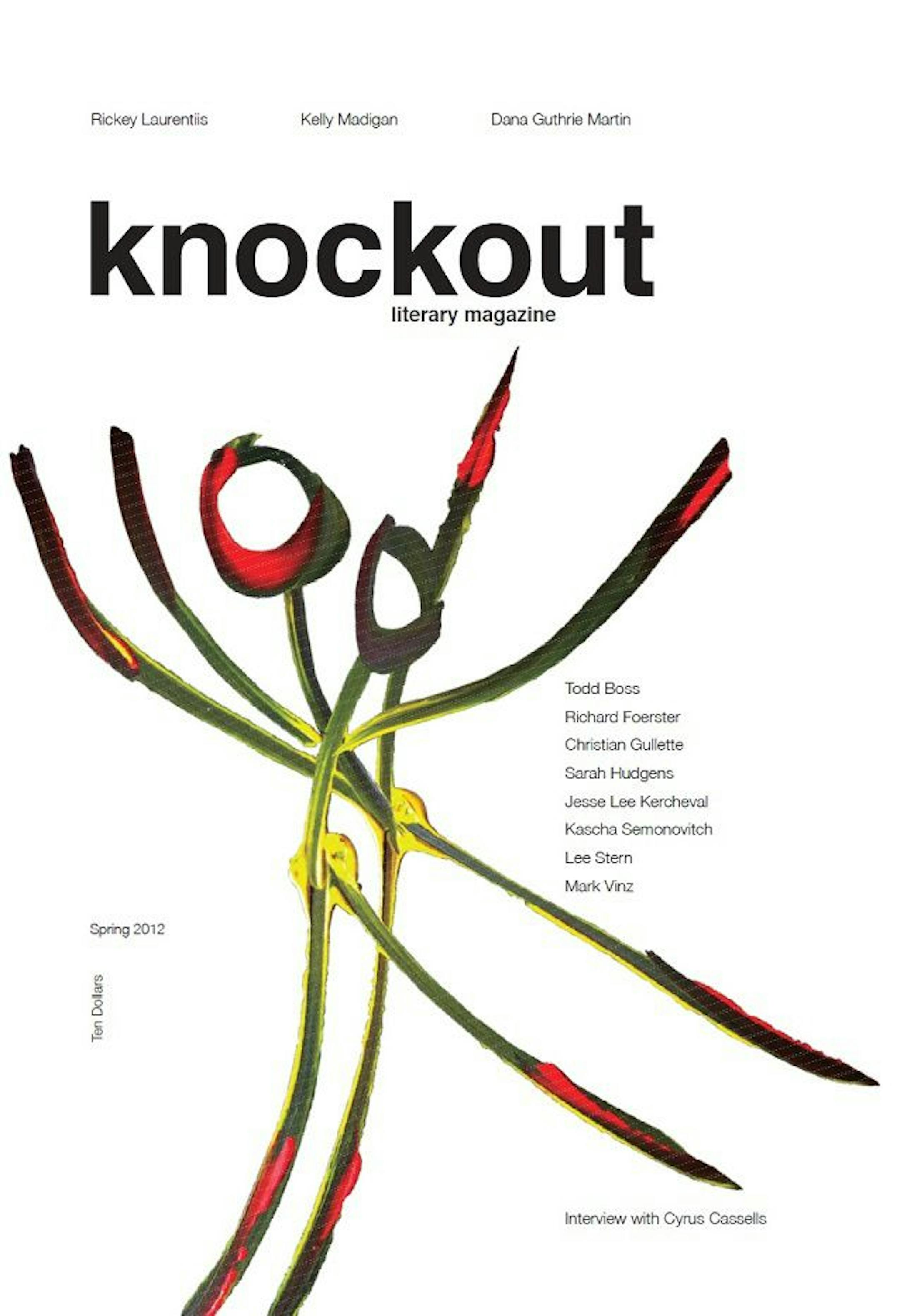 Cover of Knockout Literary Magazine, spring 2012