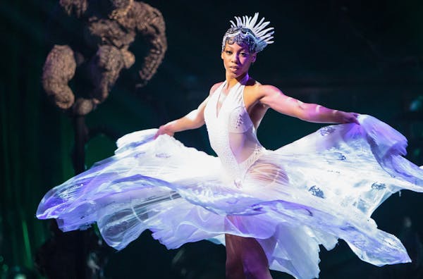 Amy McLendon in "Amaluna," a new Cirque du Soleil show directed by Diane Paulus.