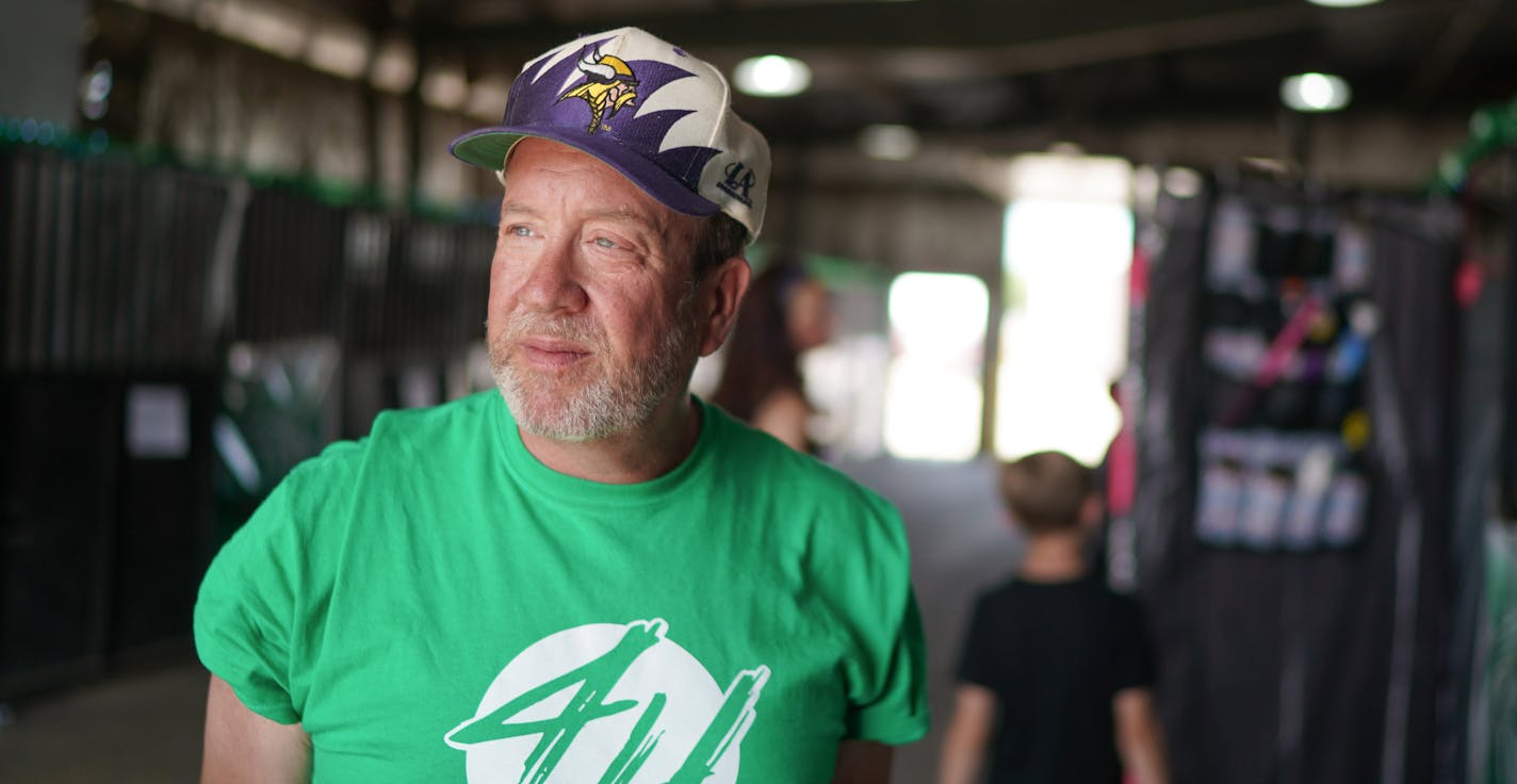 Scott Brunsvold watched his daughter compete with her horse at the fair. ] GLEN STUBBE &#x2022; glen.stubbe@startribune.com Wednesday, July 24, 2019 Talking to GOP and DFL voters at the Olmstead County Fair in Rochester. President Trump's criticism of four freshman U.S. House members, all of them women of color and including Rep. Ilhan Omar, D-Minn., has outraged many Minnesotans - but not all of them. Some Republicans defend the president's attacks as valid criticism of what they view as the un