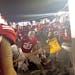 Wisconsin's cornerback Peniel Jean (21) took the post game axe to the visiting post after they defeated the Minnesota Gophers 34-24 at Camp Randall St