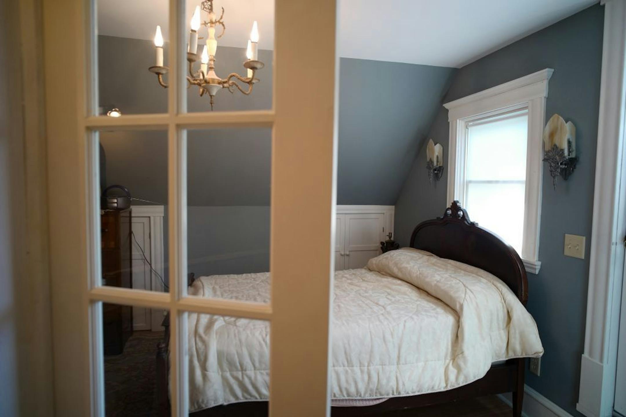 Craig Pier refinished his third floor attic and added a guest bedroom and bathroom.