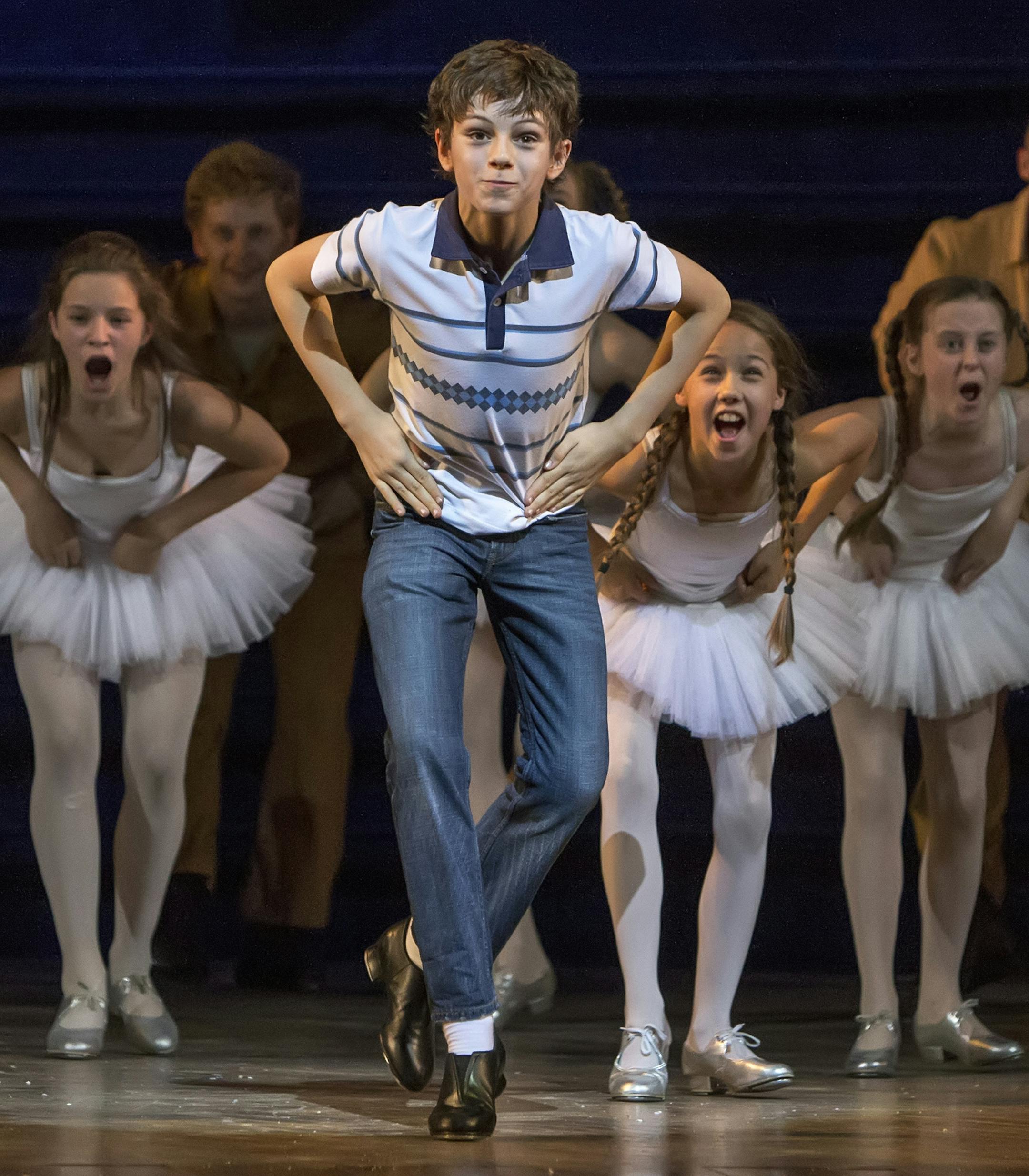 Elliott Hanna in "Billy Elliot the Musical Live" at the Victoria Palace Theatre - Photographer Adam Sorenson Mandatory credit