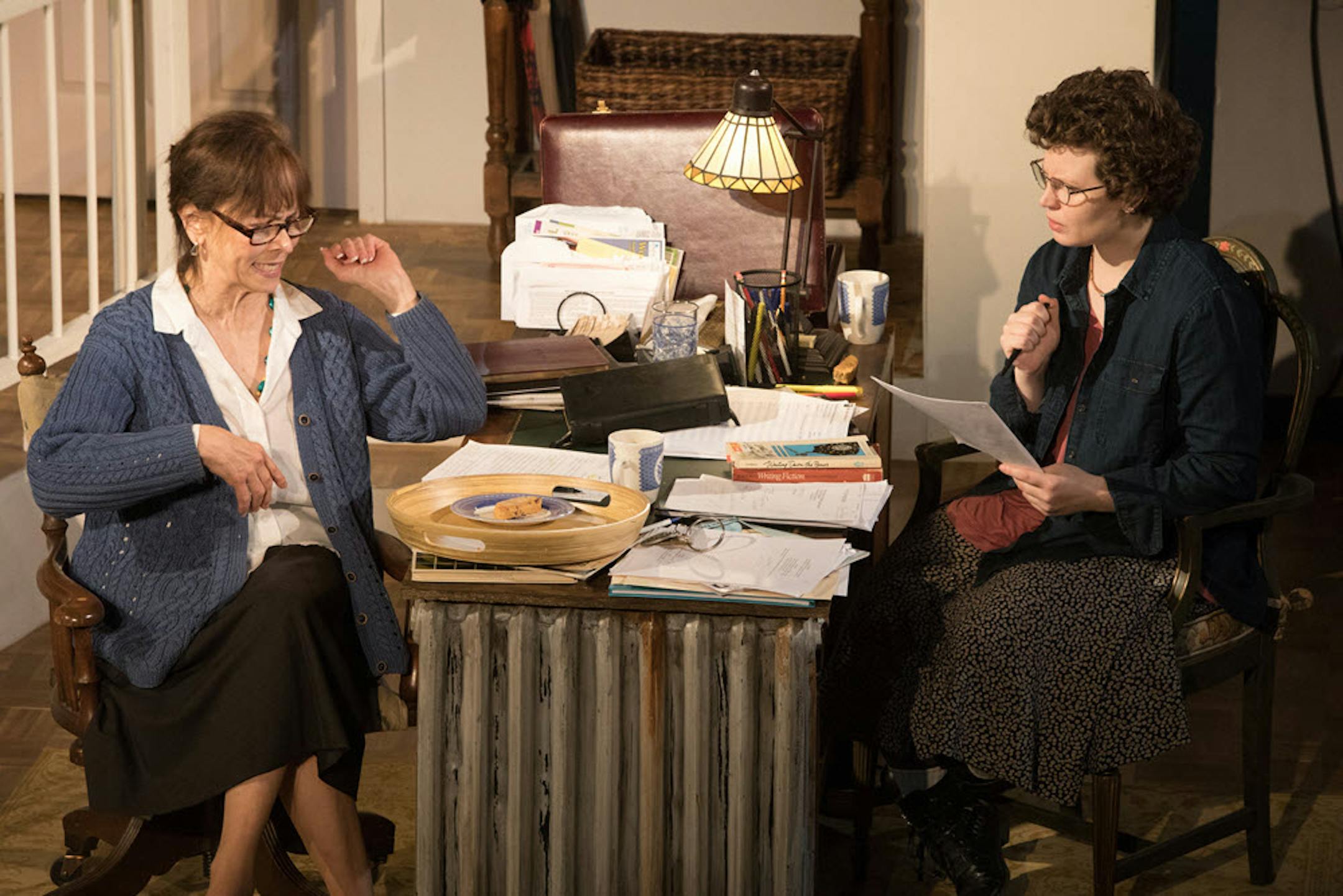 "Collected Stories" at Minnesota Jewish Theater stars Maggie Bearmon Pistner and Ashley Rose Montondo.