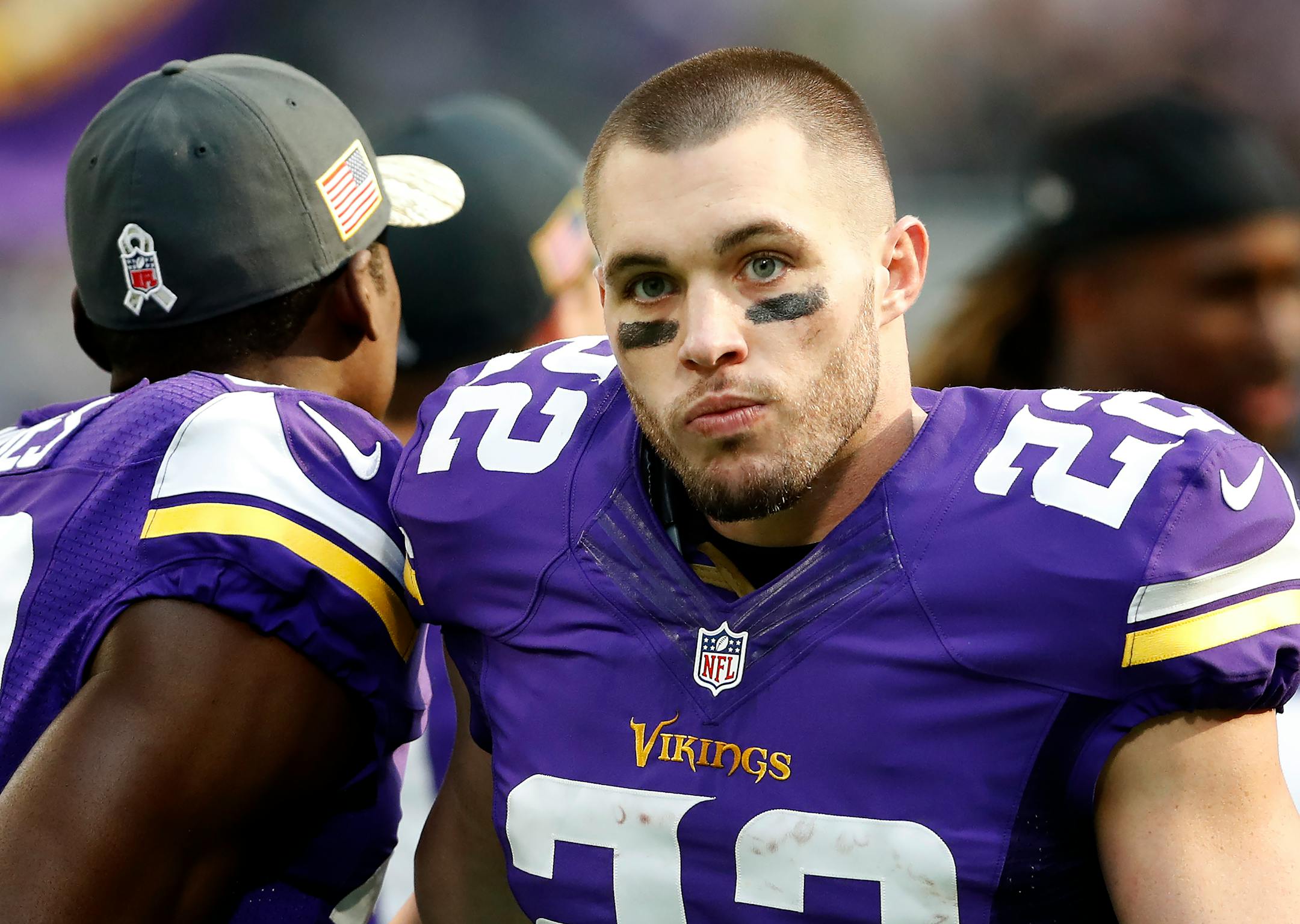 Vikings safety Harrison Smith missed last week's game against Jacksonville because of an ankle injury. ] CARLOS GONZALEZ cgonzalez@startribune.com - November 6, 2016, Minneapolis, MN, US Bank Stadium, NFL, Minnesota Vikings vs. Detroit Lions