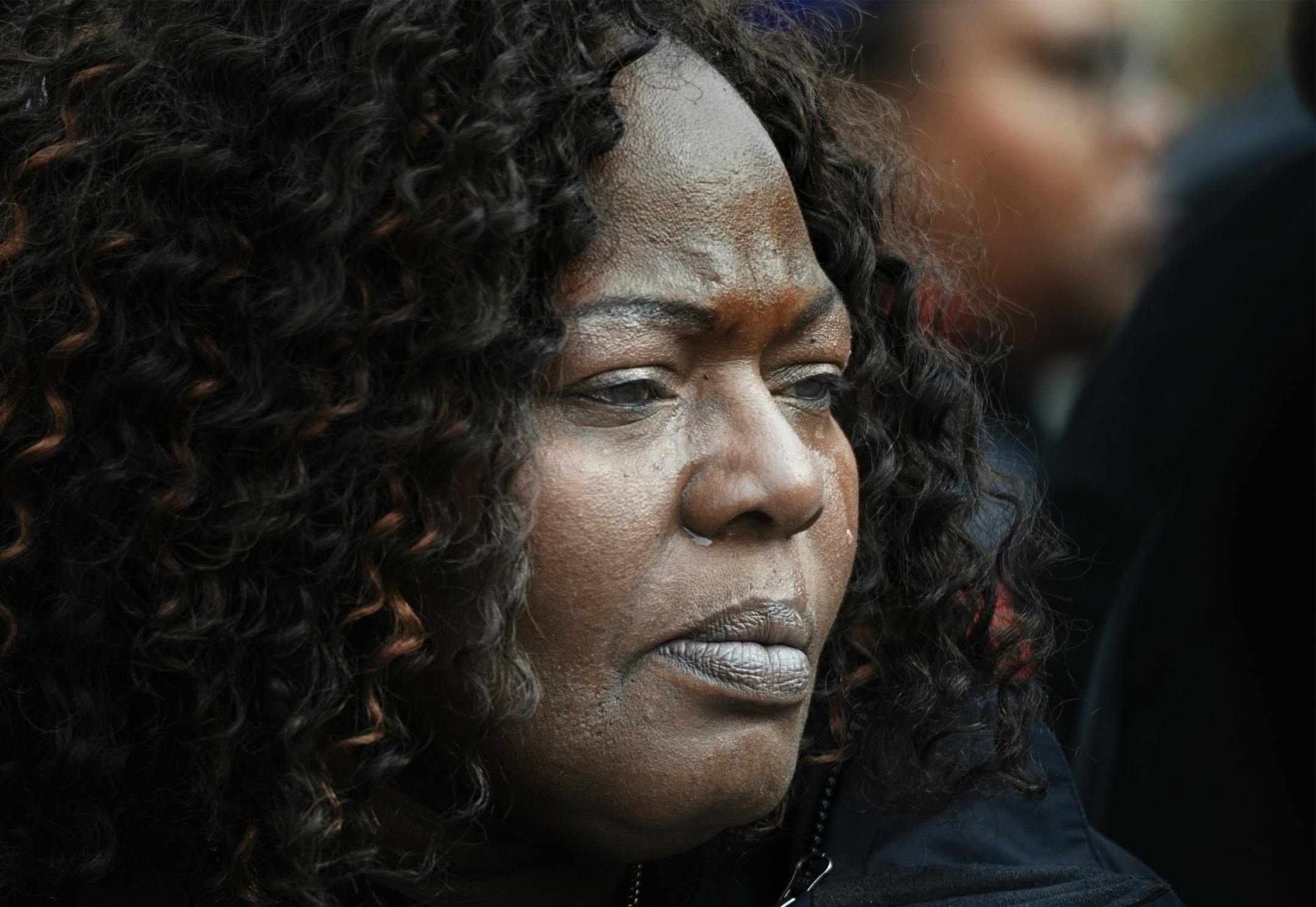 Kim Handy-Jones attended a vigil for her son Cordale in March 2017.