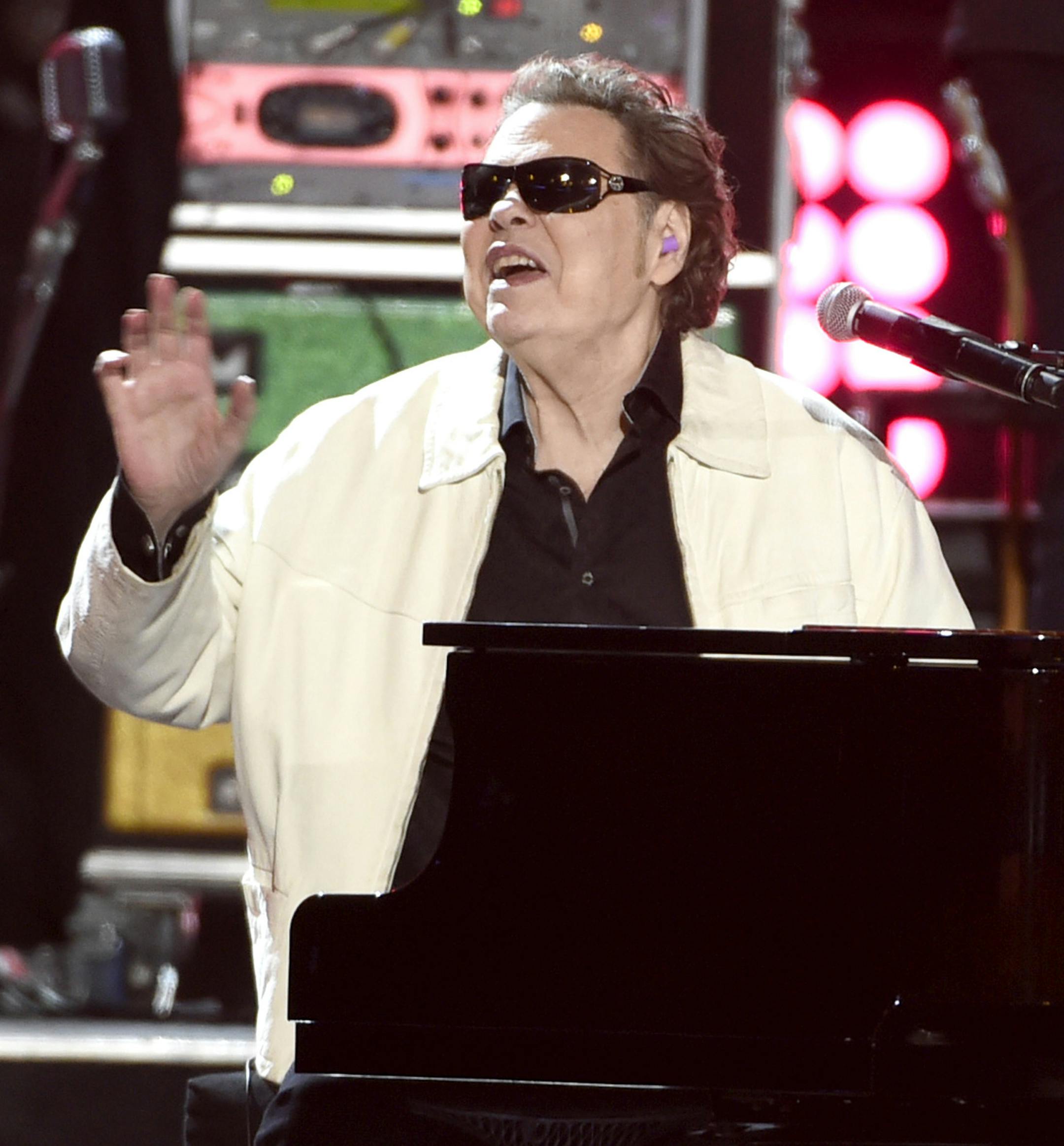 Ronnie Milsap performs at ACM Presents Superstar Duets at Globe Life Park on Friday, April 17, 2015, in Arlington, Texas. (Photo by Chris Pizzello/Invision/AP) ORG XMIT: INVW