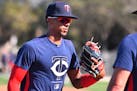 Twins minor league prospect Wander Javier warmed up on a practice field. ] MARK VANCLEAVE &#x2022; mark.vancleave@startribune.com * The St. Louis Card