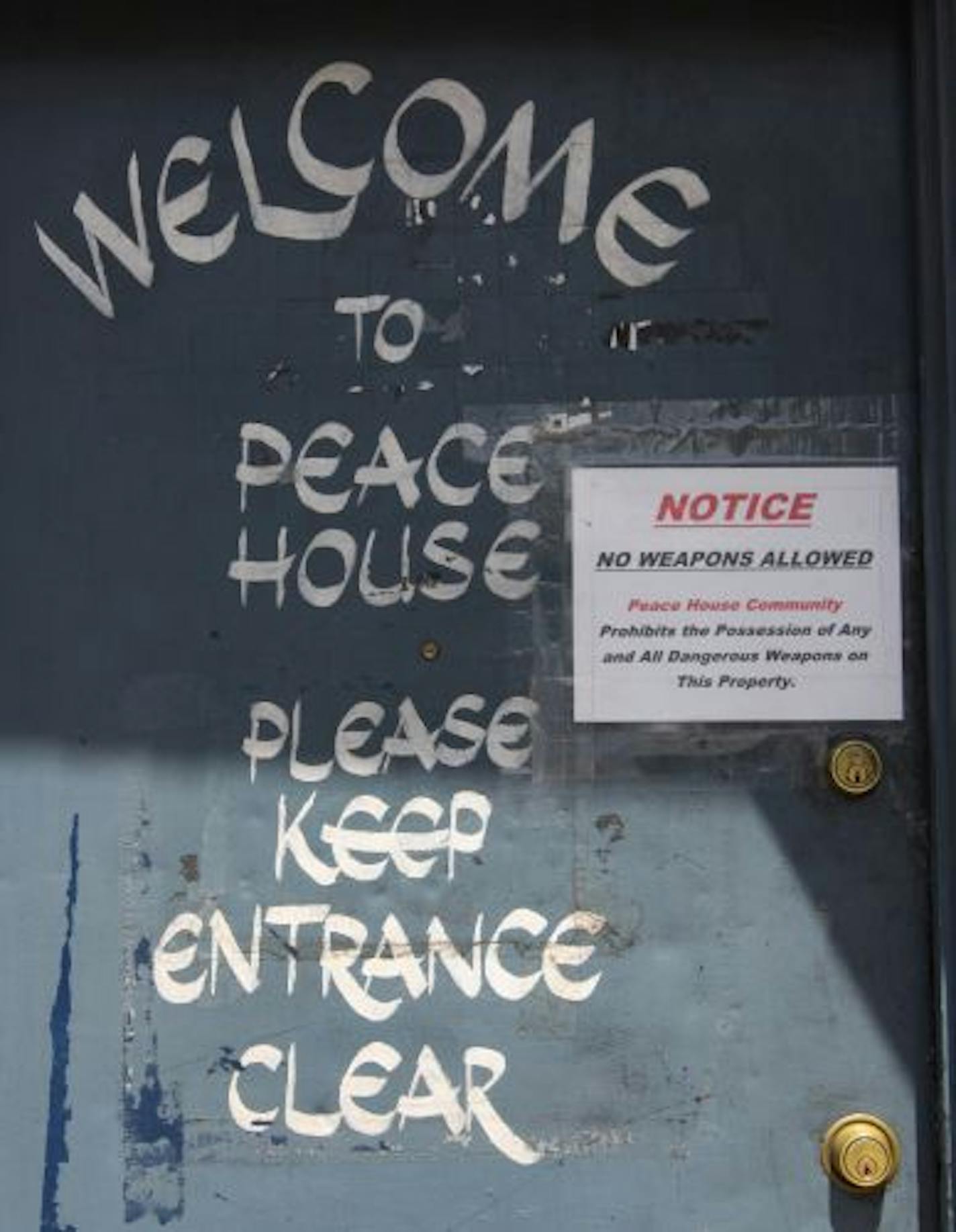 Peace House Community opens its doors daily to offer a place of peace and shelter.