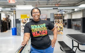 Joletta Edwards, seen at the Karmel Mall in Minneapolis, is one of the leaders of the Minneapolis Public Schools' homeless and highly mobile parent ad