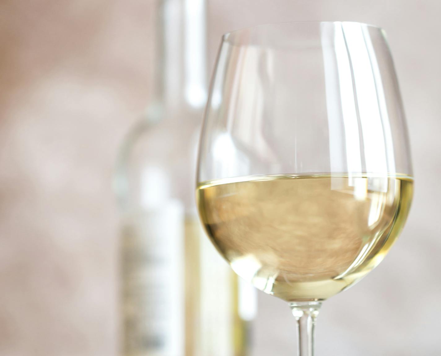 Glass of white wine. istock