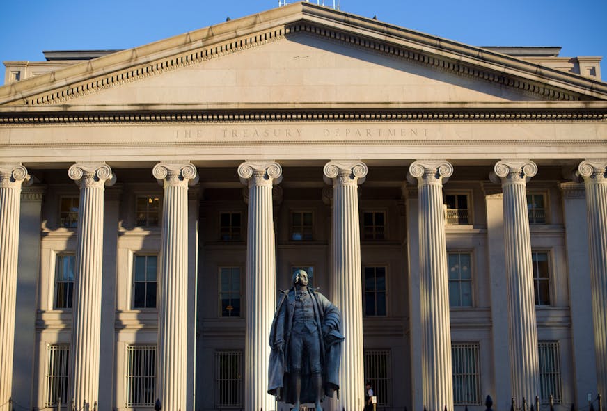 U.S. Treasury Department building in Washington