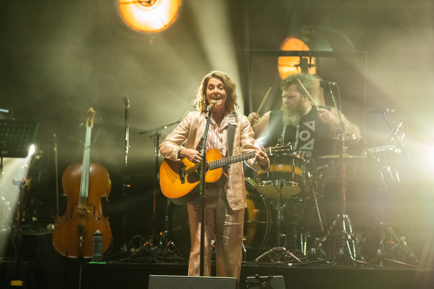 ] MARK VANCLEAVE &#xa5; Brandi Carlile performed to a packed Grandstand on Saturday, Aug. 31, 2019 at the Minnesota State Fair.