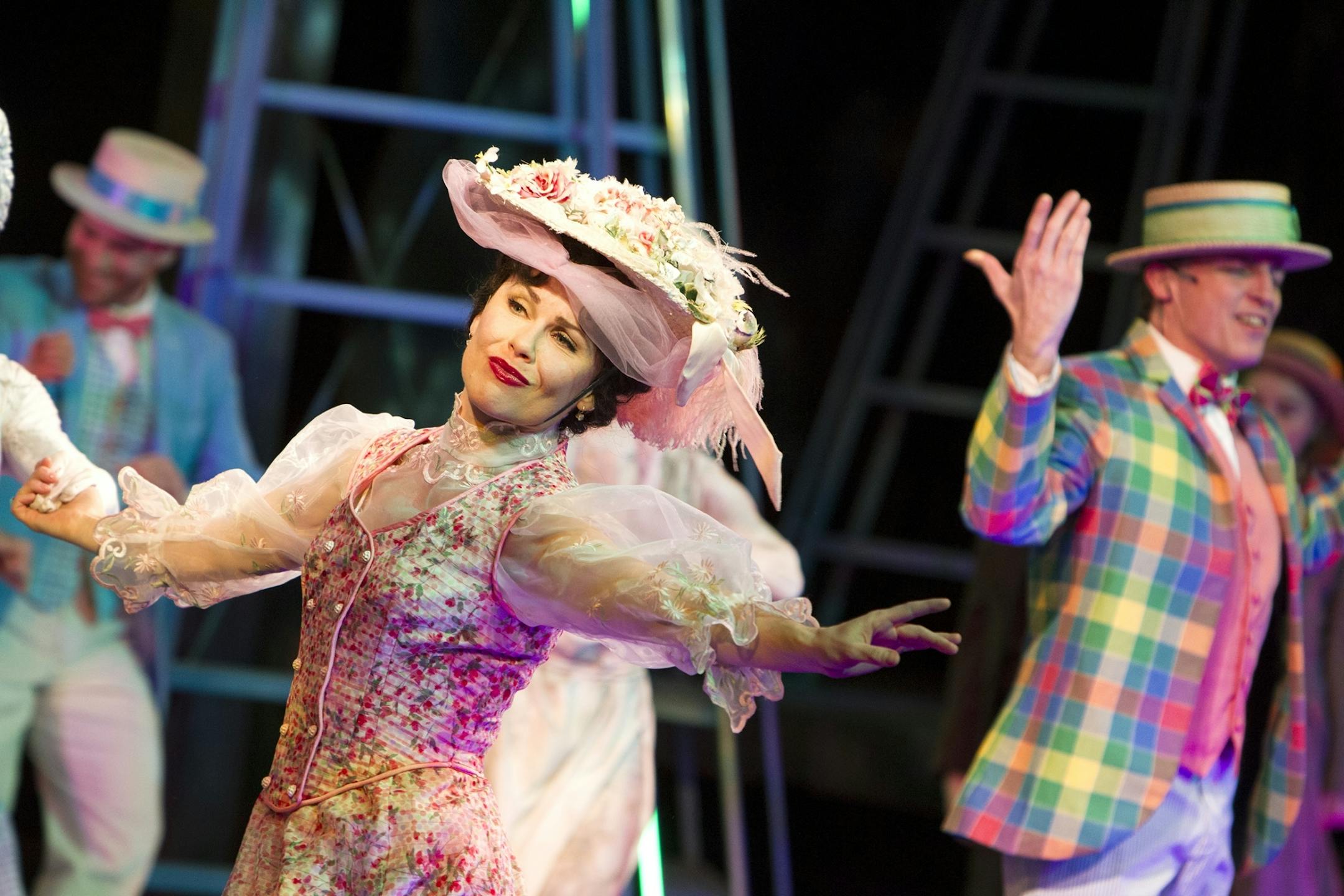 Ann Michels portrays the title character in "Mary Poppins" during dress rehearsal at Chanhassen Dinner Theatres February 26, 2015.