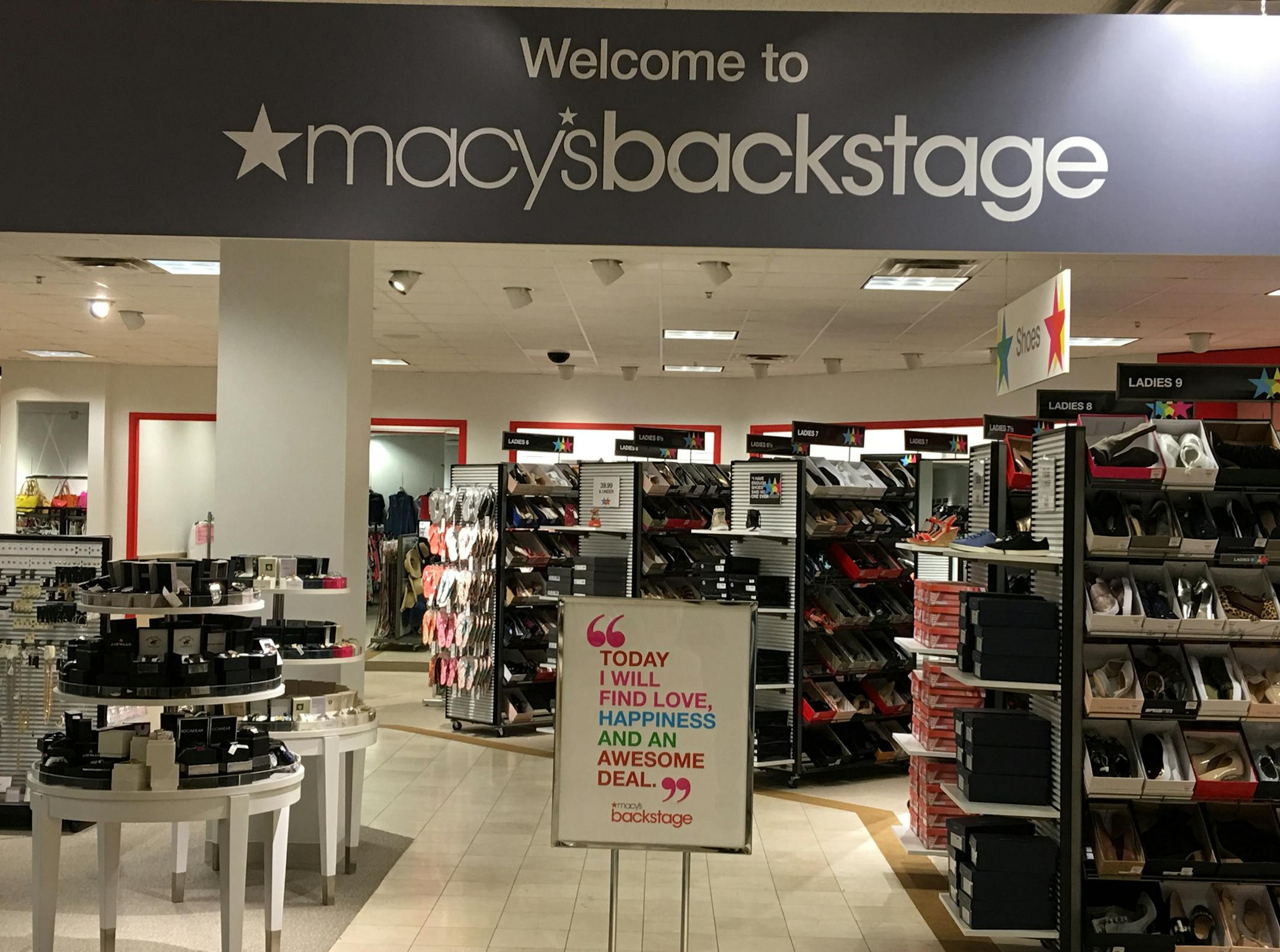 John Ewoldt
Macy’s Backstage outlet fills the first floor at Maplewood Mall.