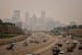 A smoky haze envelops Minneapolis in June 2023 as smoke from Canadian wildfires blew into Minnesota.