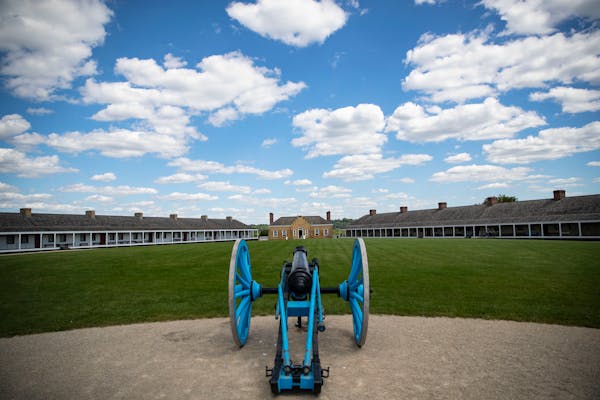 Historic Fort Snelling is kept preserved exactly how it would have looked 200 years ago.