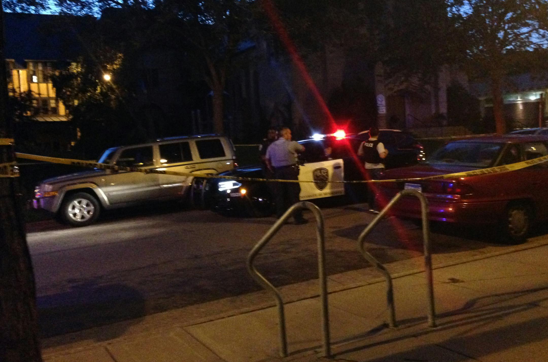 Minneapolis police were investigating after a male was found stabbed to death in a car near 13th and University Avenues SE. on Thursday night.