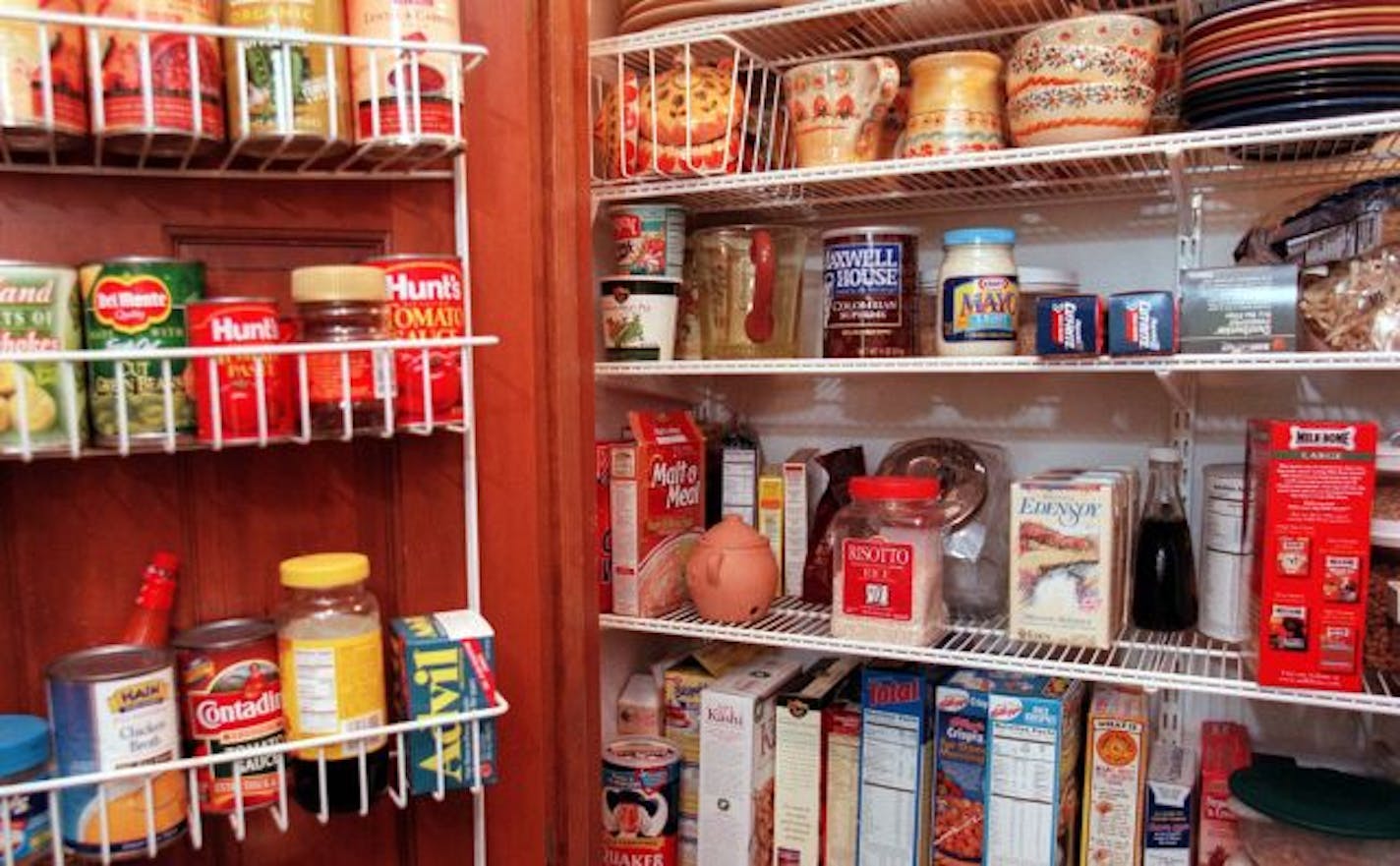 The kitchen pantry