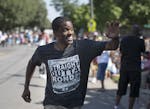 St. Paul mayoral candidate Melvin Carter campaigned with supporters in the annual Rondo Days parade Saturday July 15 2017 in St. Paul, MN. ] JERRY HOL