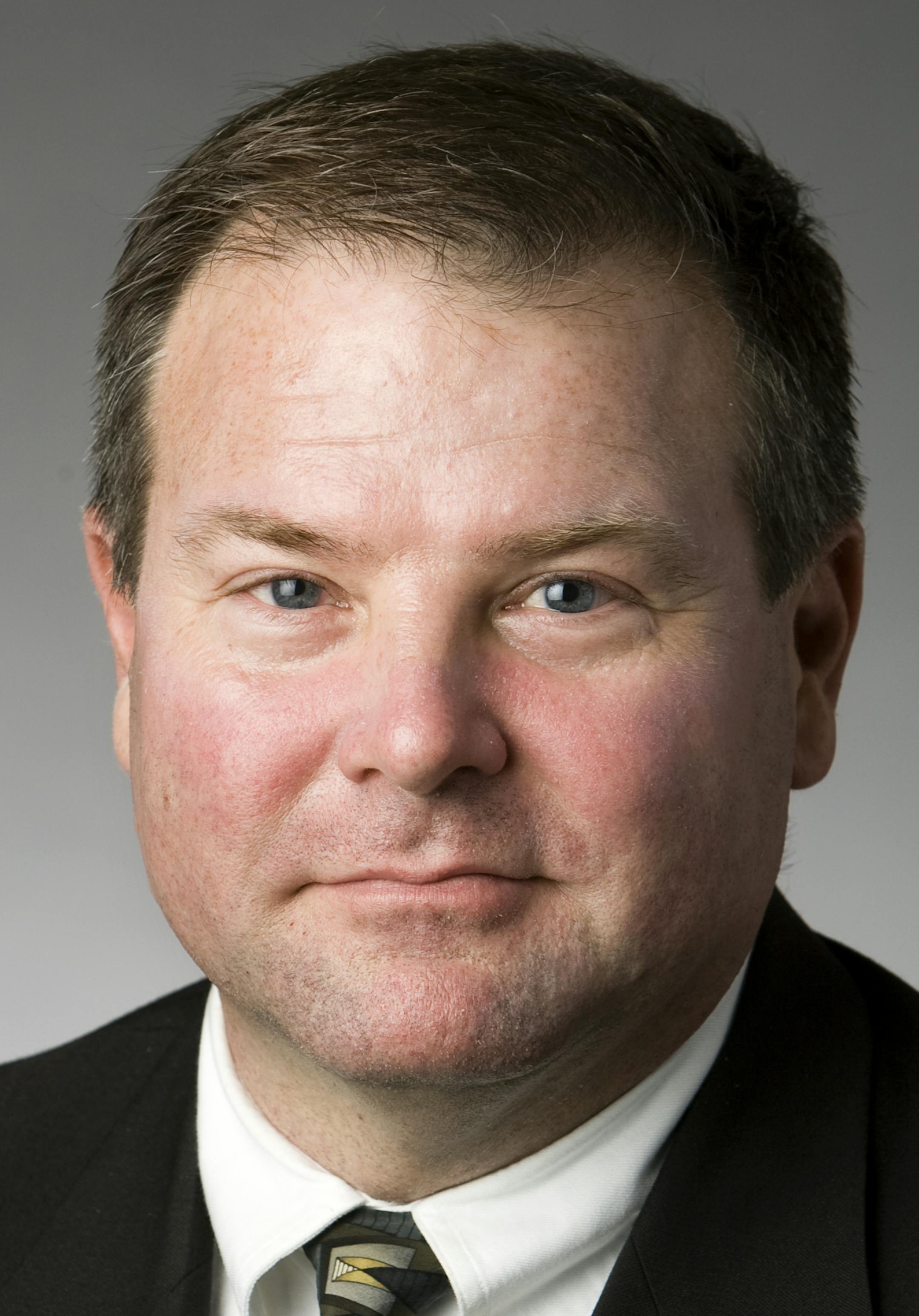 Studio portrait of Opus College of Business (OCB) Masters of Business Communication (MBC) faculty Michael Porter. Taken September 22, 2008.
