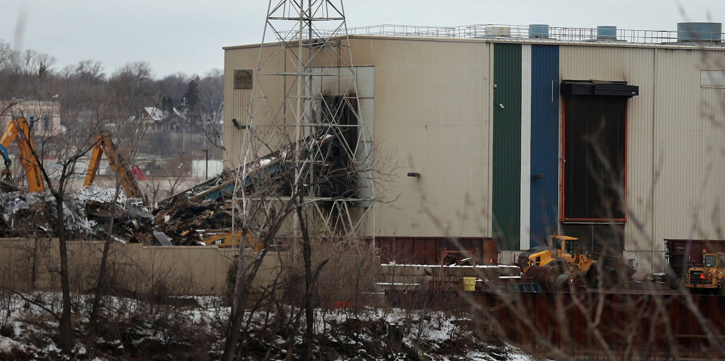 Northern Metal Recycling metal shredder building located on the Mississippi River just south of the Lowry Avenue Bridge Wednesday December 2, 2015 in Minneapolis, MN.] Jerry Holt /Jerry.Holt@Startribune.com