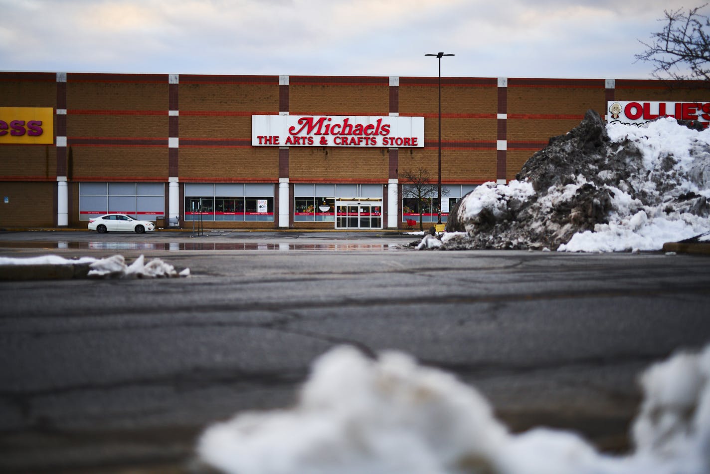 A Michael's craft store in Albany, N.Y. on March 24, 2020.