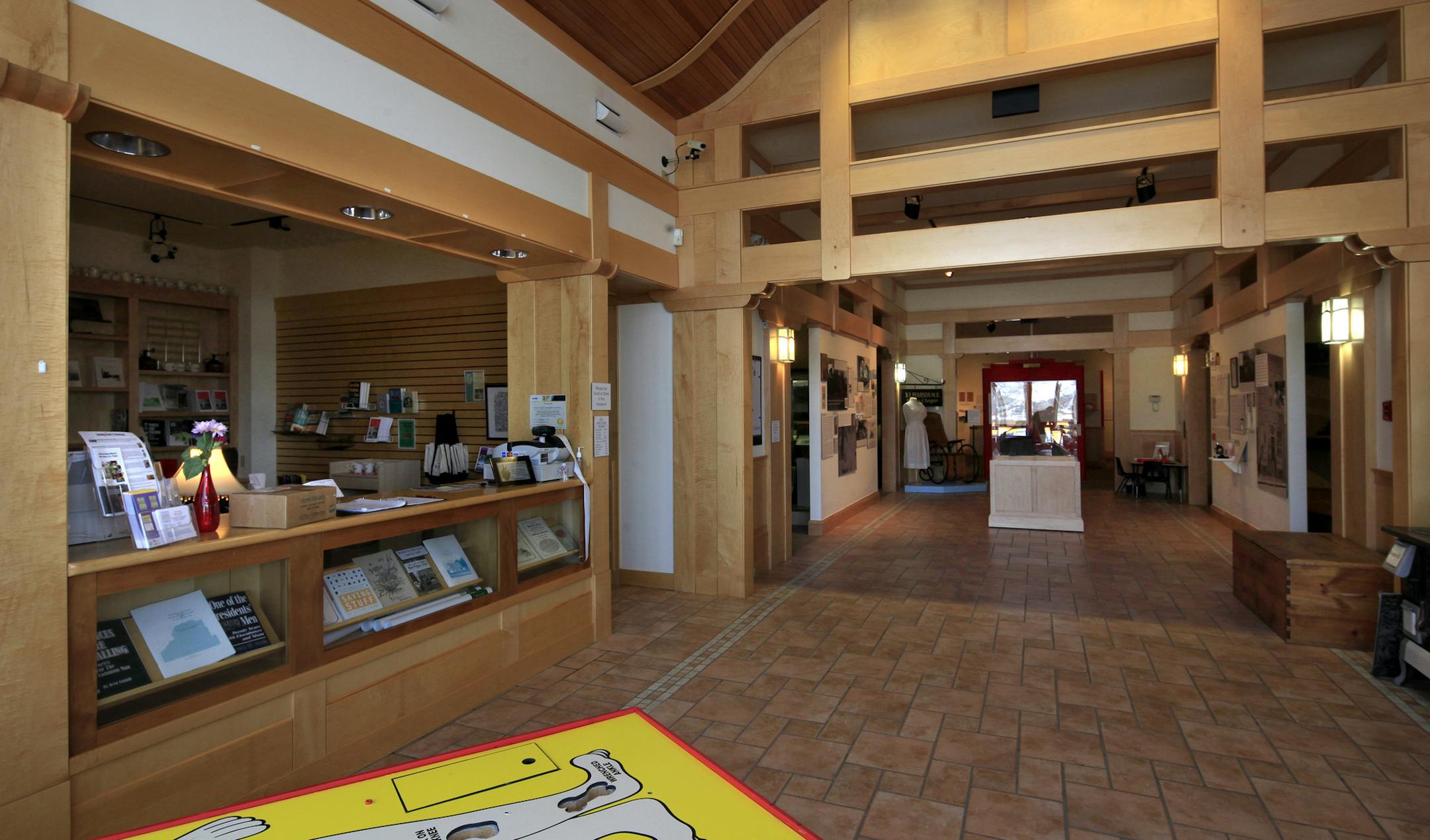 Lobby of the Scott County Historical Society - Stans Museum. The gift shop on the left will get a makeover. The Shakopee tribe gave $50,000 grants to cities and organizations in Scott County to use as they pleased, and the Scott County Historical Society has decided it will use its grant to renovate its exhibit space -- and add a permanent exhibit on American Indian history in Scott County., Mn on February 21, 2013. ] JOELKOYAMA&#x2022;joel.koyama@startribune.com