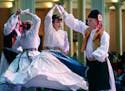 Kitty Gogins and Doug Wright members of Videki Hungarian dancers performed at the Carpathian Celebration held at the Landmark Center Sunday January 17